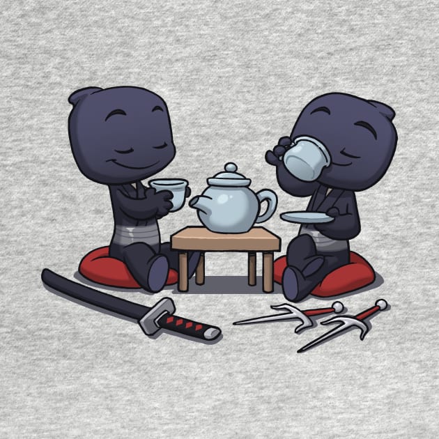 Ninja Tea Time by Dooomcat